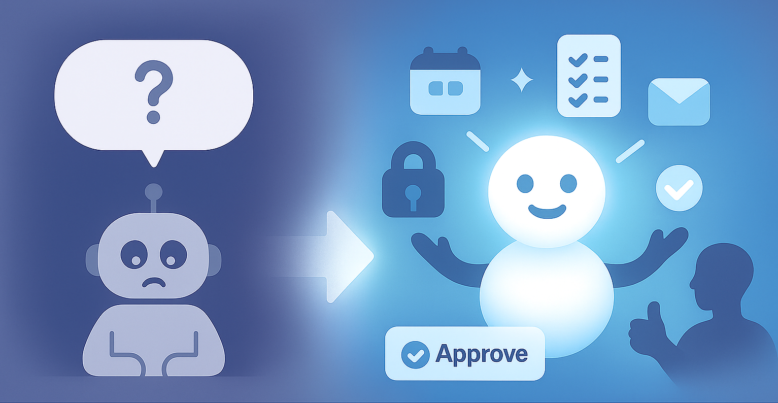 Banner for Beyond Chatbots: Building Proactive AI Agents That Get Things Done